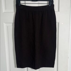 St. John Collection Marie Gray Brown skirt size 8